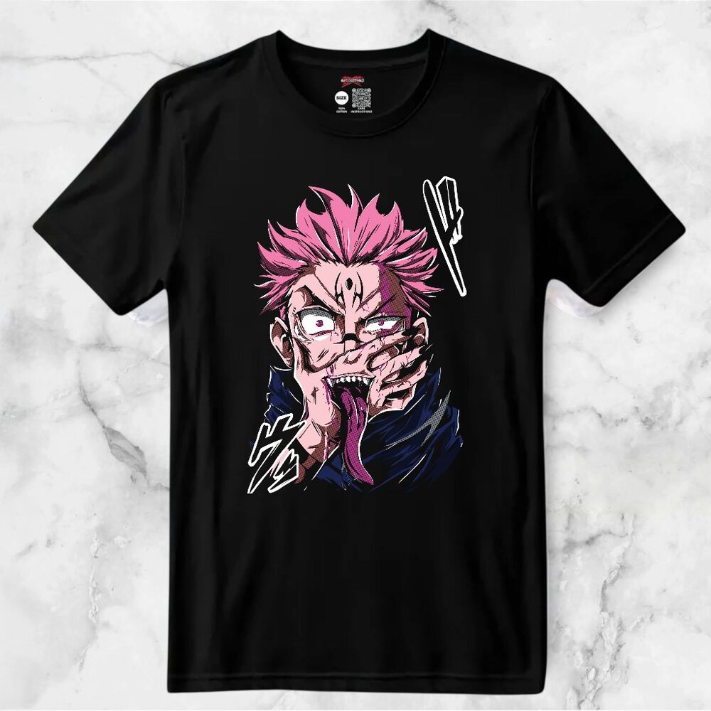 Sukuna (JJK) Anime Custom T-shirt